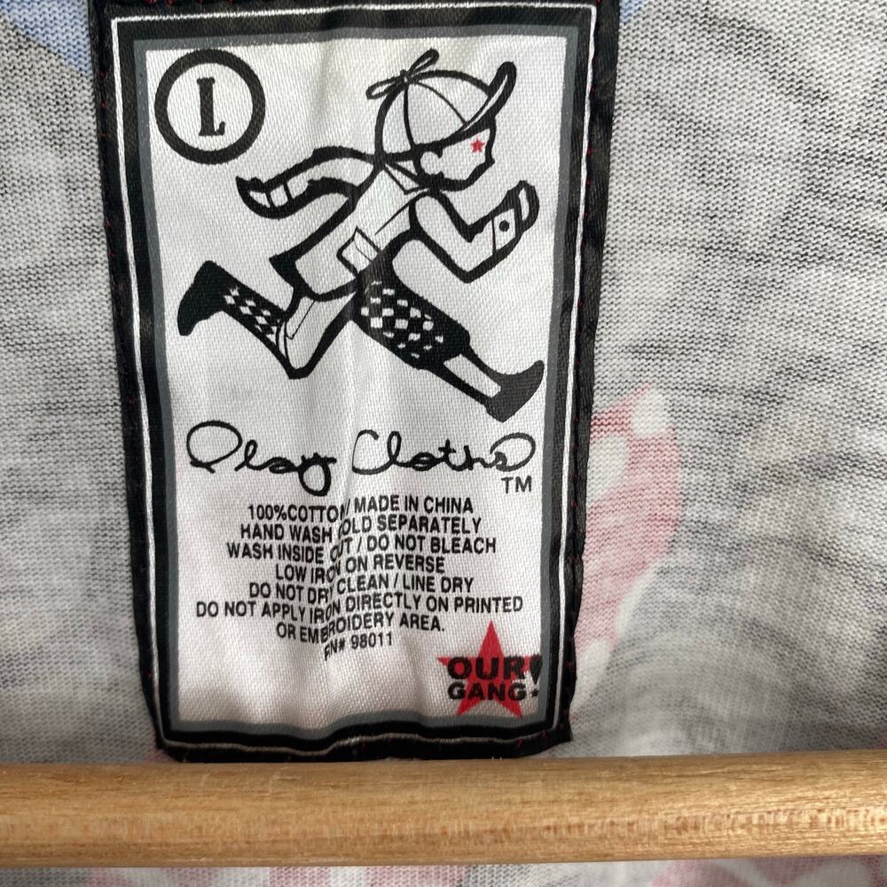 Play Cloths Tank Top Men’s Large 90s Y2K Psychedelic Print Streetwear Colorful - Picture 5 of 8